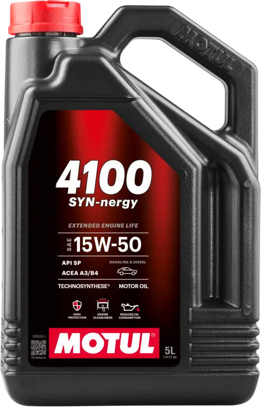 MOTUL 4100 SYN-nergy 15W-50 Engine Oil