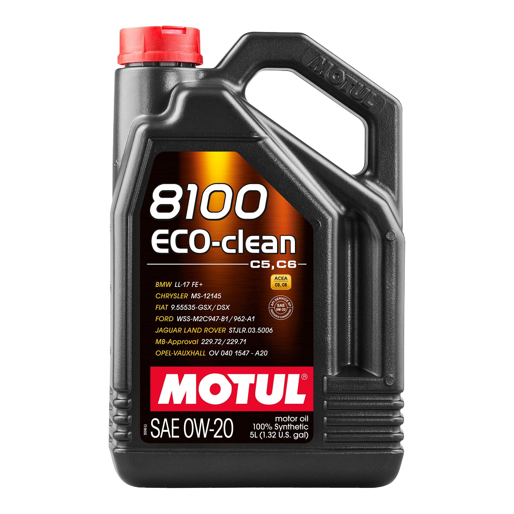 motul 8100 eco-clean 0w-20 engine oil 5 Litres