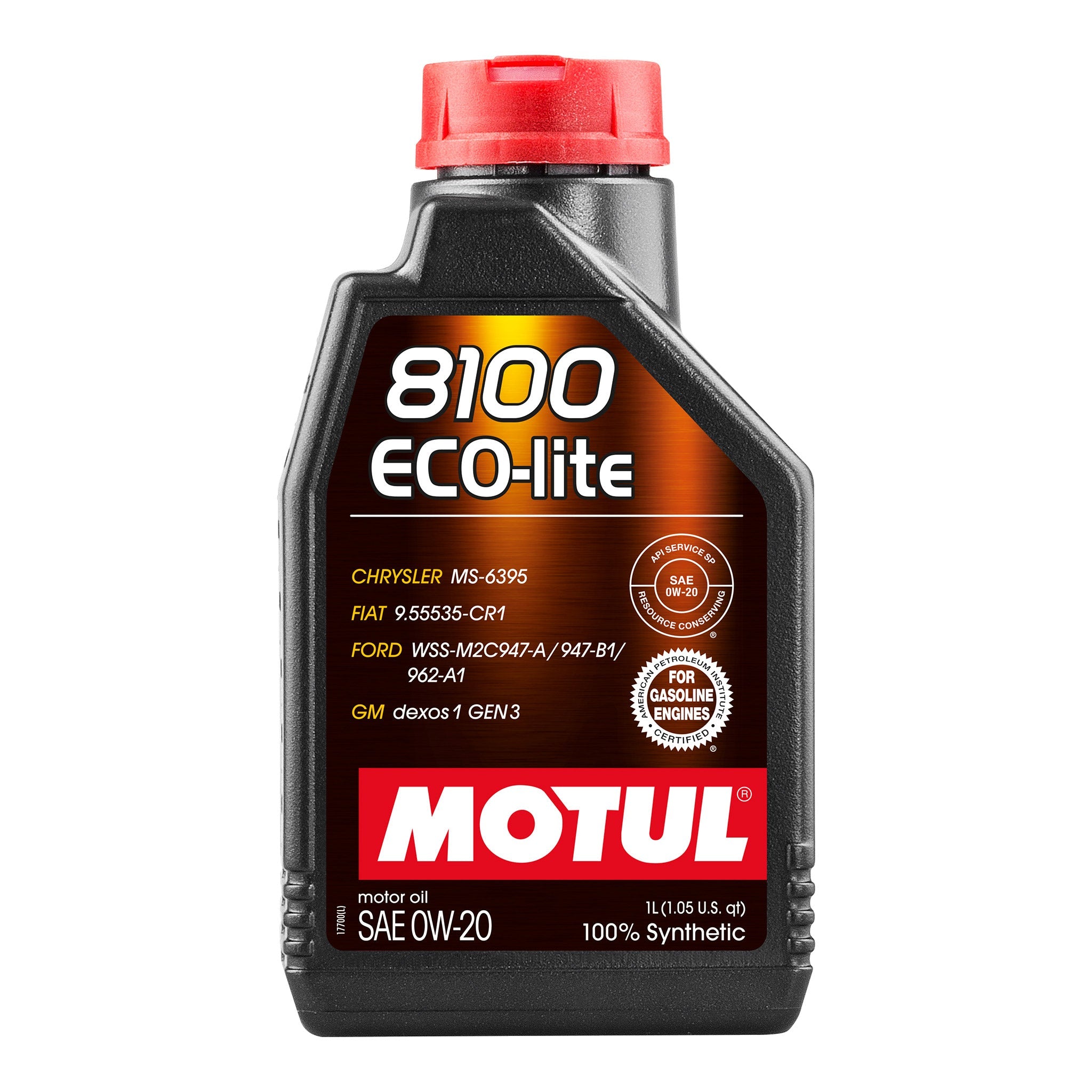 motul 8100 eco-lite 0w-20 engine oil 1 Litre