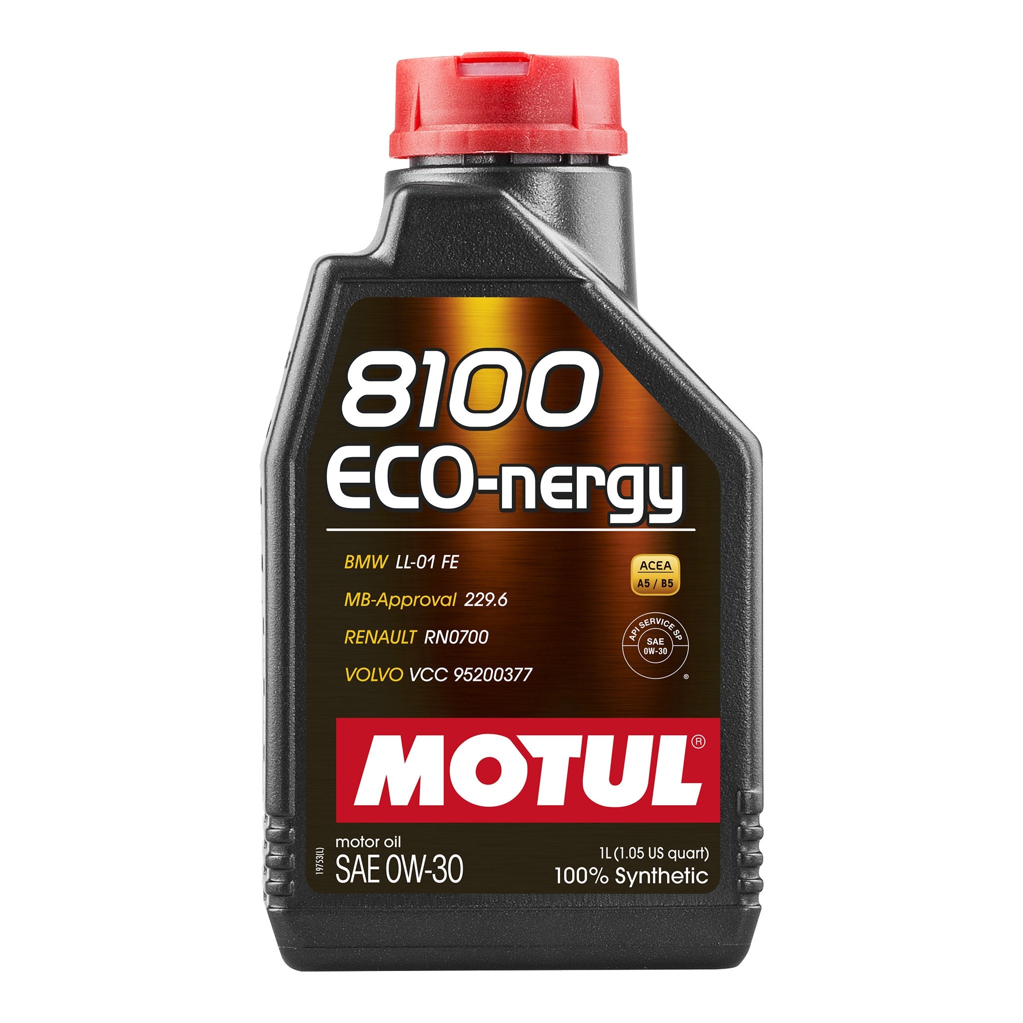 motul 8100 eco-nergy 0w-30 engine oil 1 Litre