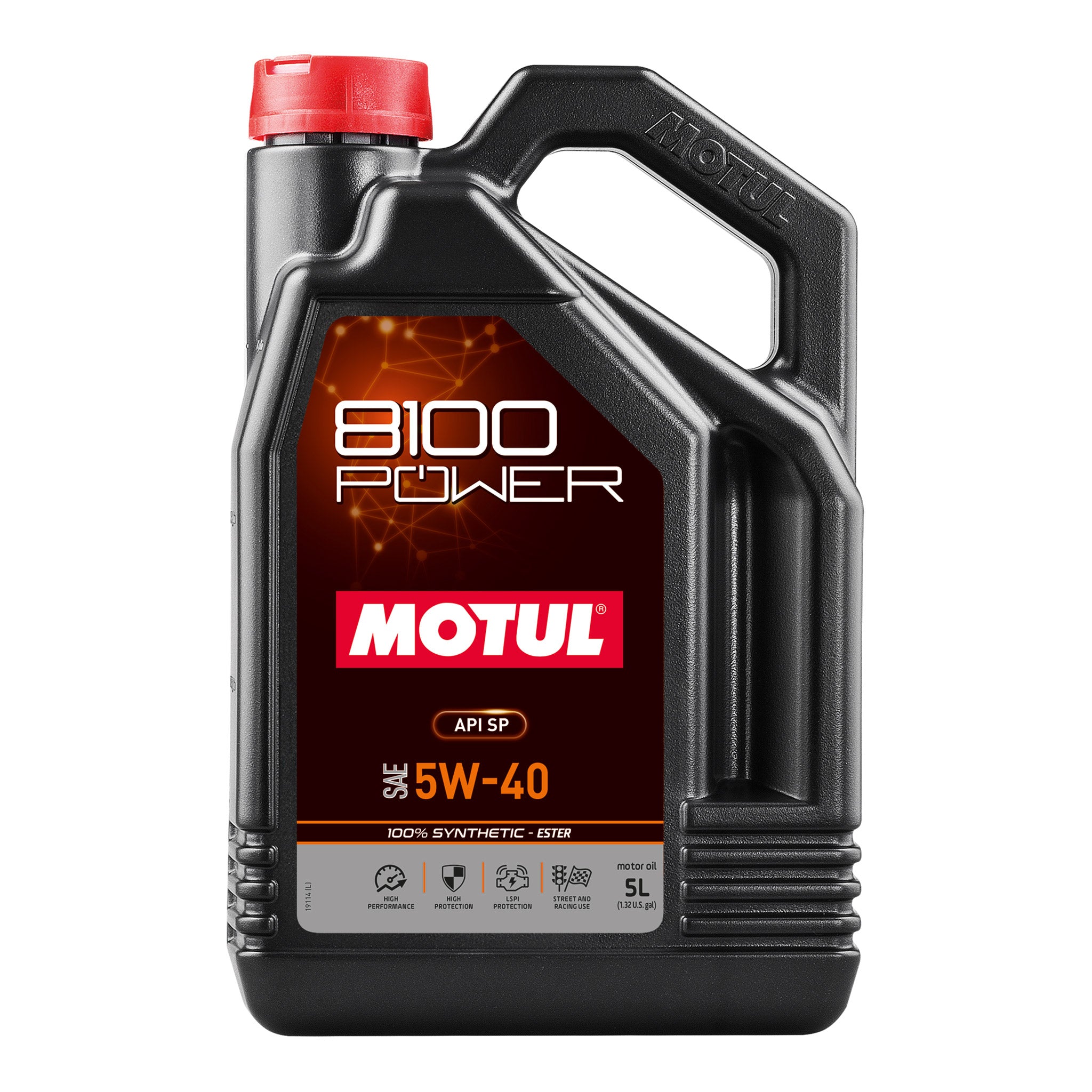 motul 8100 power 5w-40 engine oil 5 Litres
