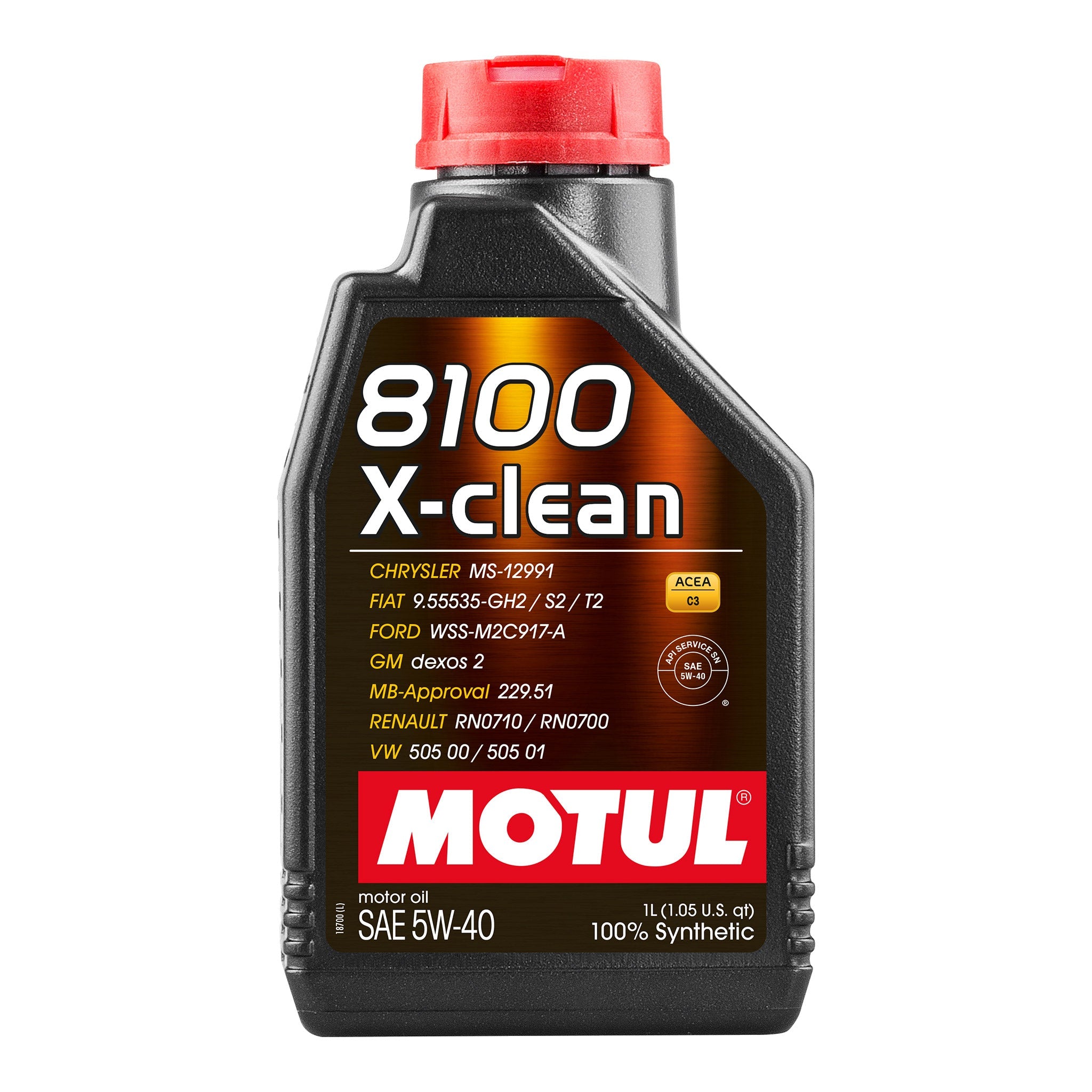 motul 8100 x-clean 5w-40 engine oil 1 Litre