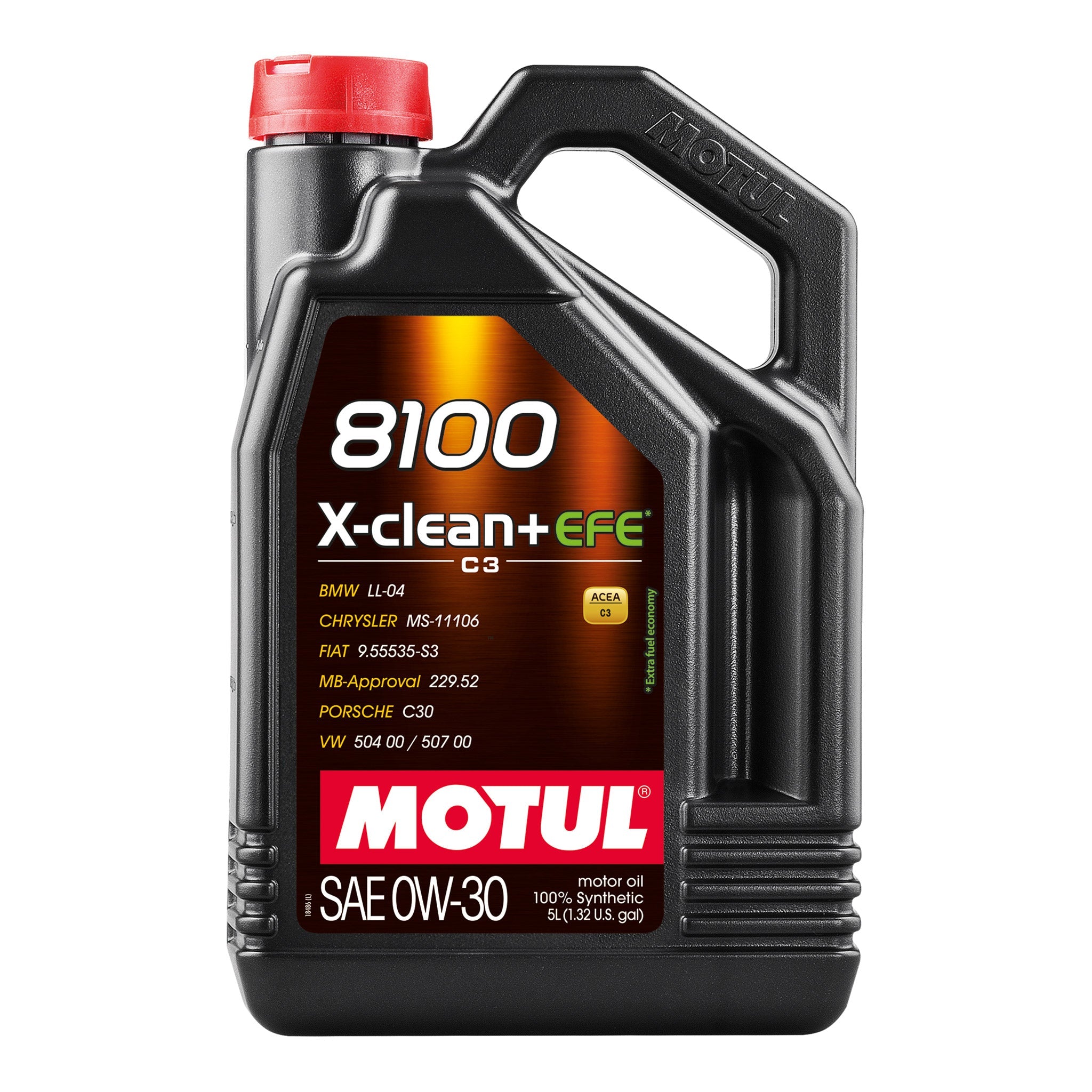 motul 8100 x-clean + efe 0w-30 engine oil 5 Litres