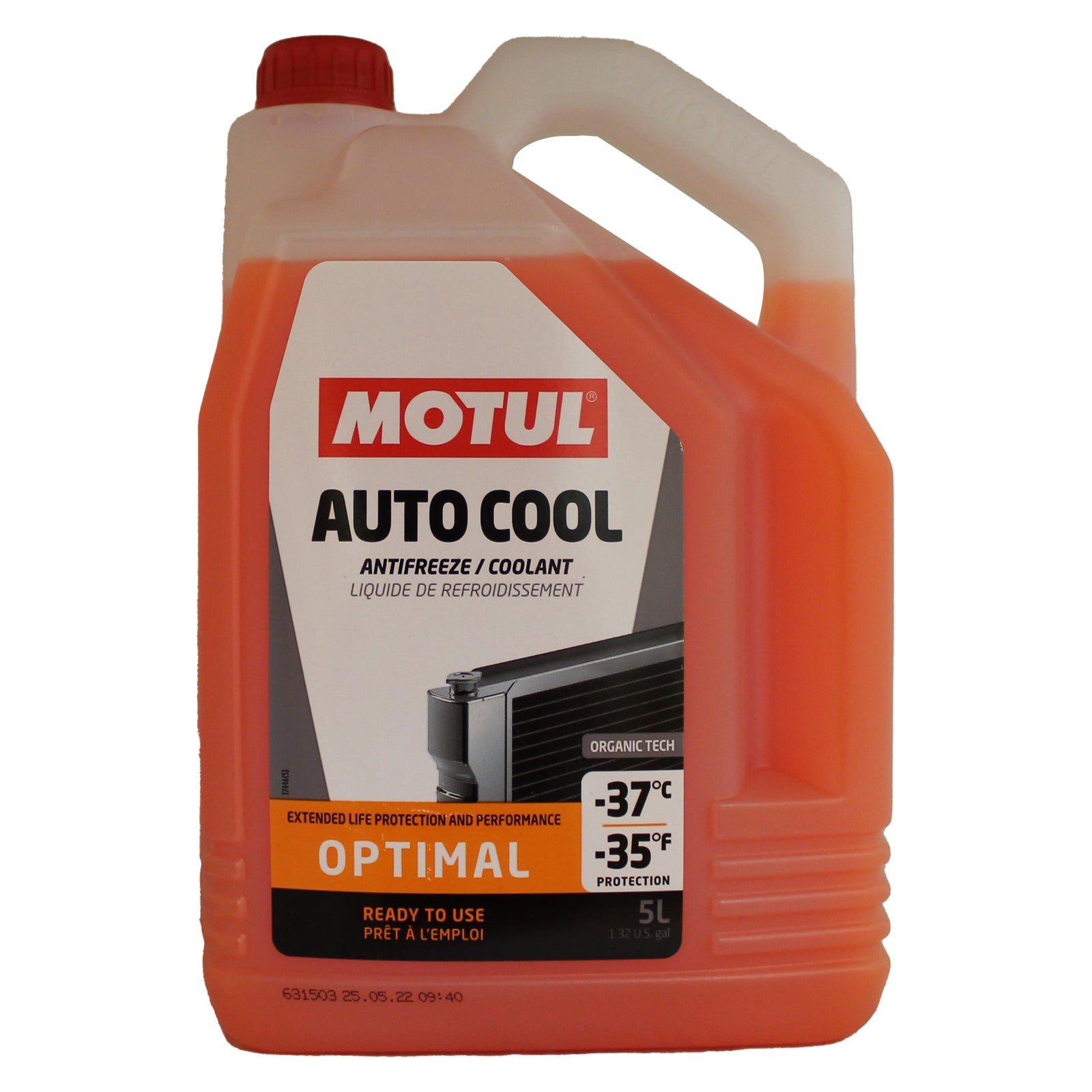 MOTUL AUTO COOL OPTIMAL -37C Ready To Use Antifreeze Coolant