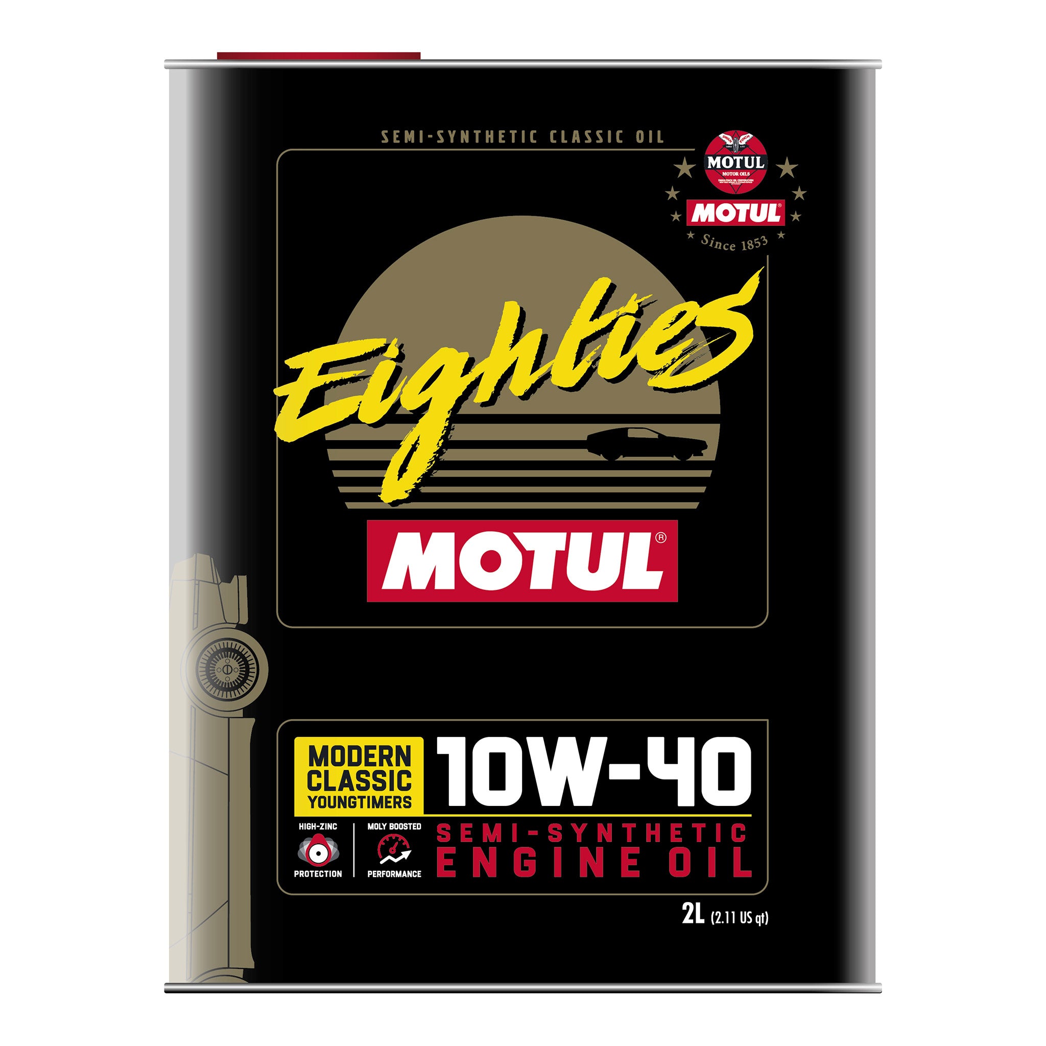 motul classic eighties 10w-40 engine oil 2 Litres