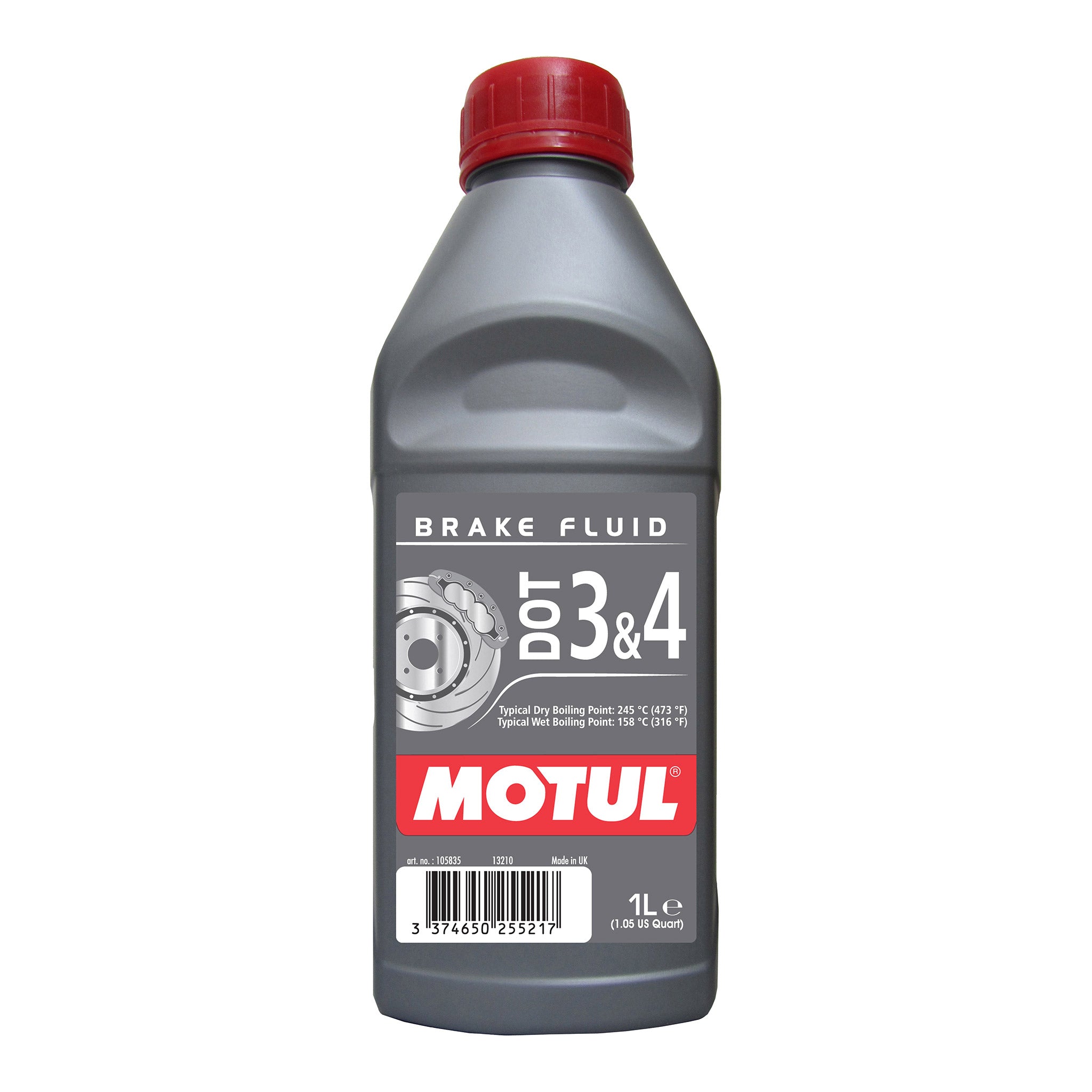 motul dot 3 & 4 brake & clutch fluid 1 Litre