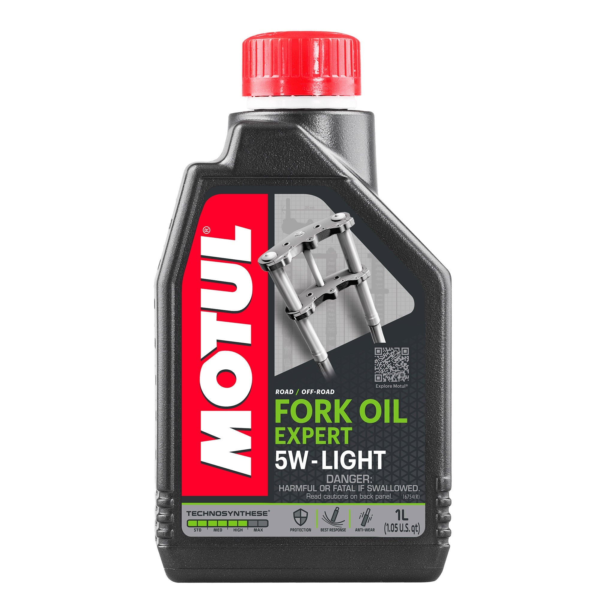 motul motul fork oil expert 5w - light motorcycle suspension fluid 1 Litre