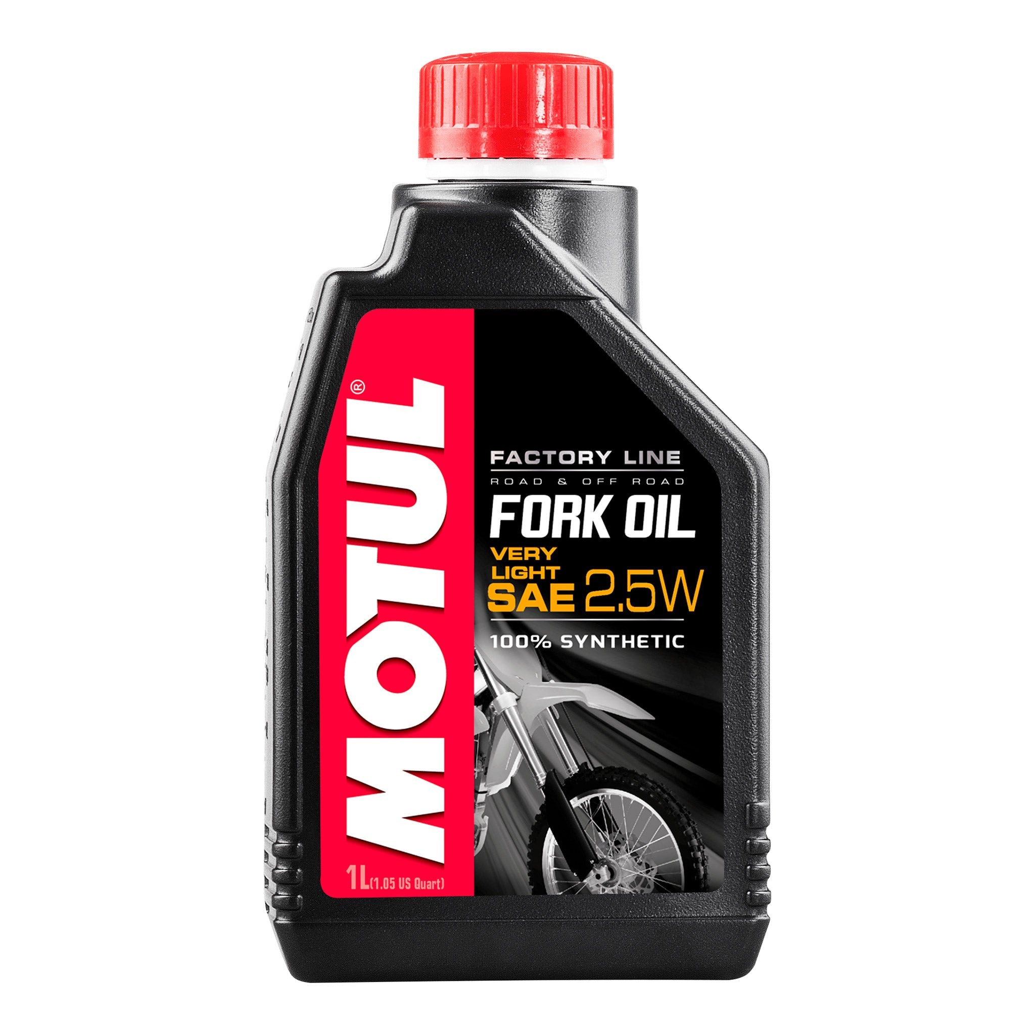 motul motul fork oil factory line 2.5w - very light motorcycle suspension fluid 1 Litre