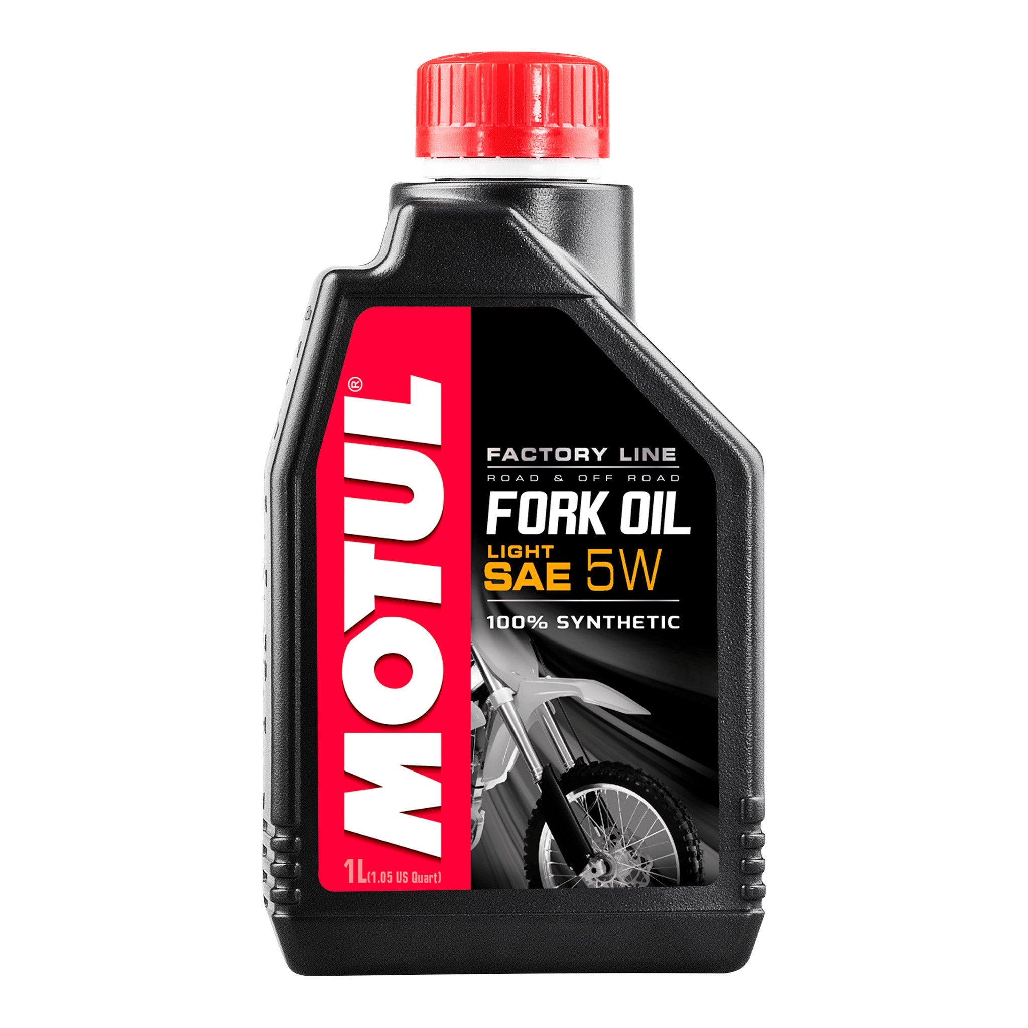 motul motul fork oil factory line 5w - light motorcycle suspension fluid 1 Litre