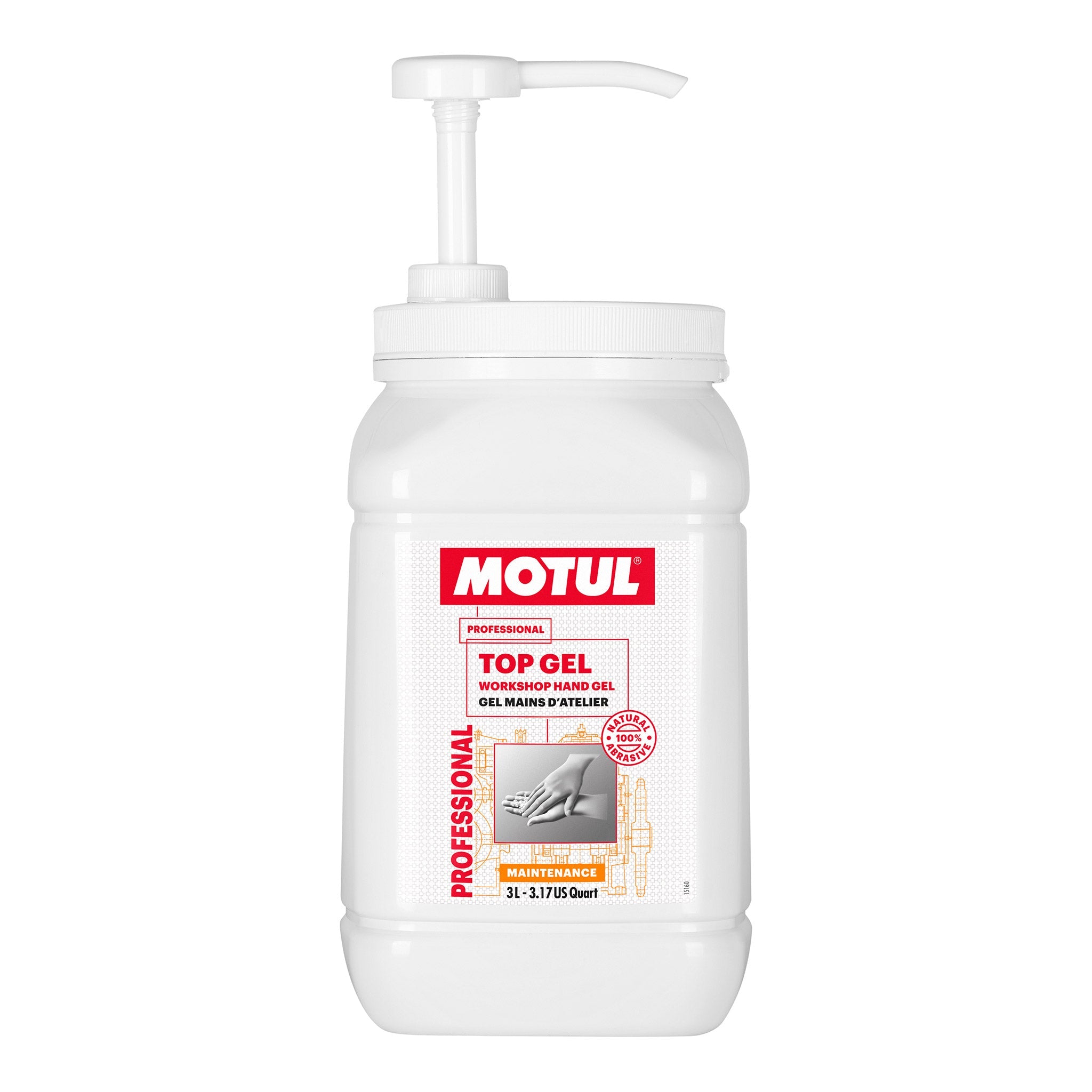 motul top gel workshop hand gel 3 Litres